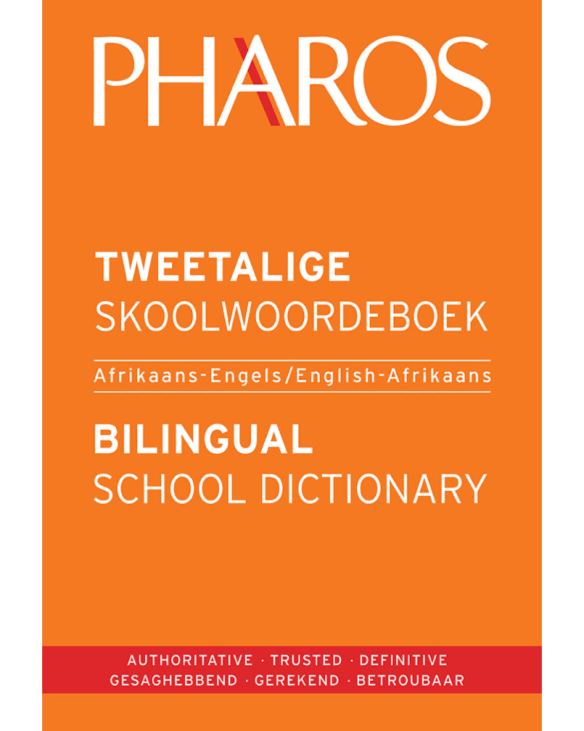 NUWE TWEETALIGE SKOOLWOORDEBOEK (PHAROS) NUWE VOORBLAD