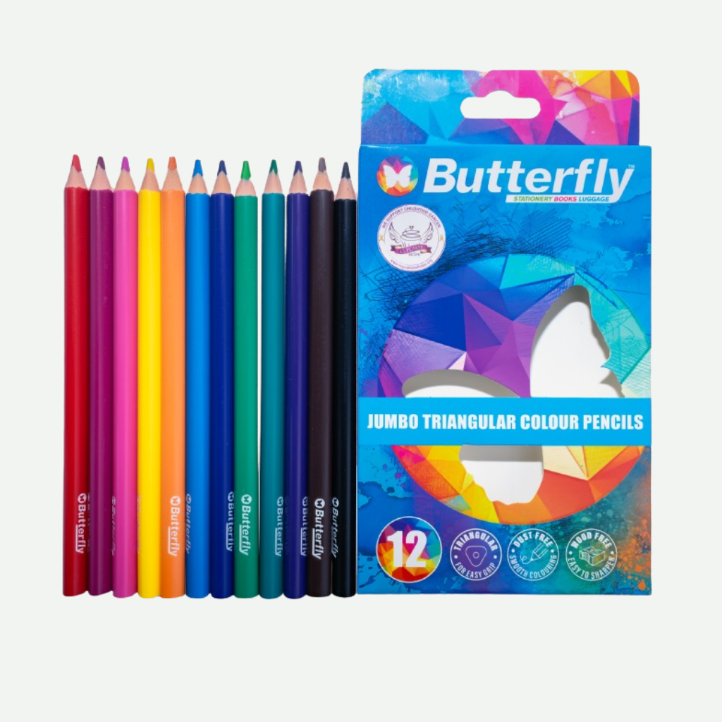 BUTTERFLY-COLOUR-CRAYONS-PENCIL-12-JUMBO-TRIANGLE-ART004.png