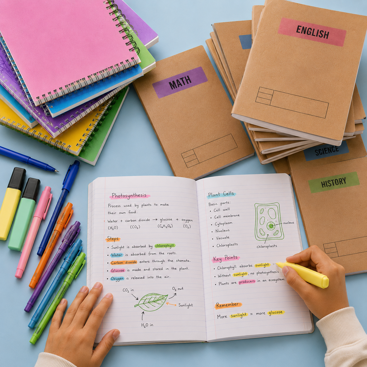 Exercise & Note Books