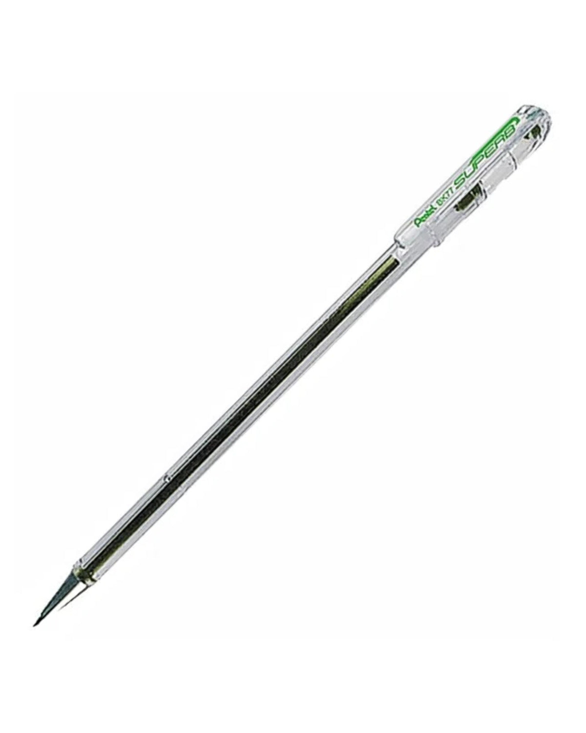 PENTEL SUPERB BALLPOINT GREEN PEN