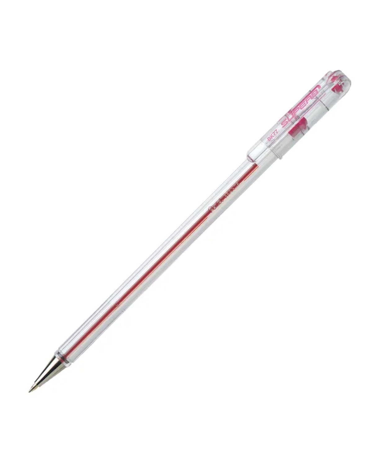 PENTEL SUPERB BALLPOINT PEN  BK77 PINKBK77 PINK