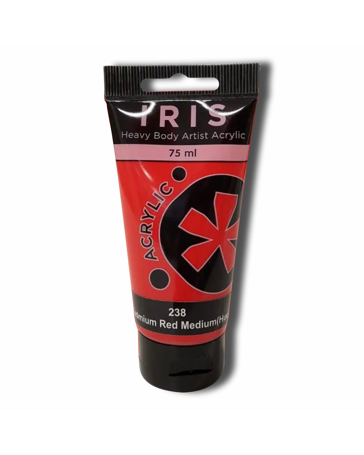 PRIMEART IRIS ACRYLIC PAINT CADMIUM REDMEDIUM 75ML