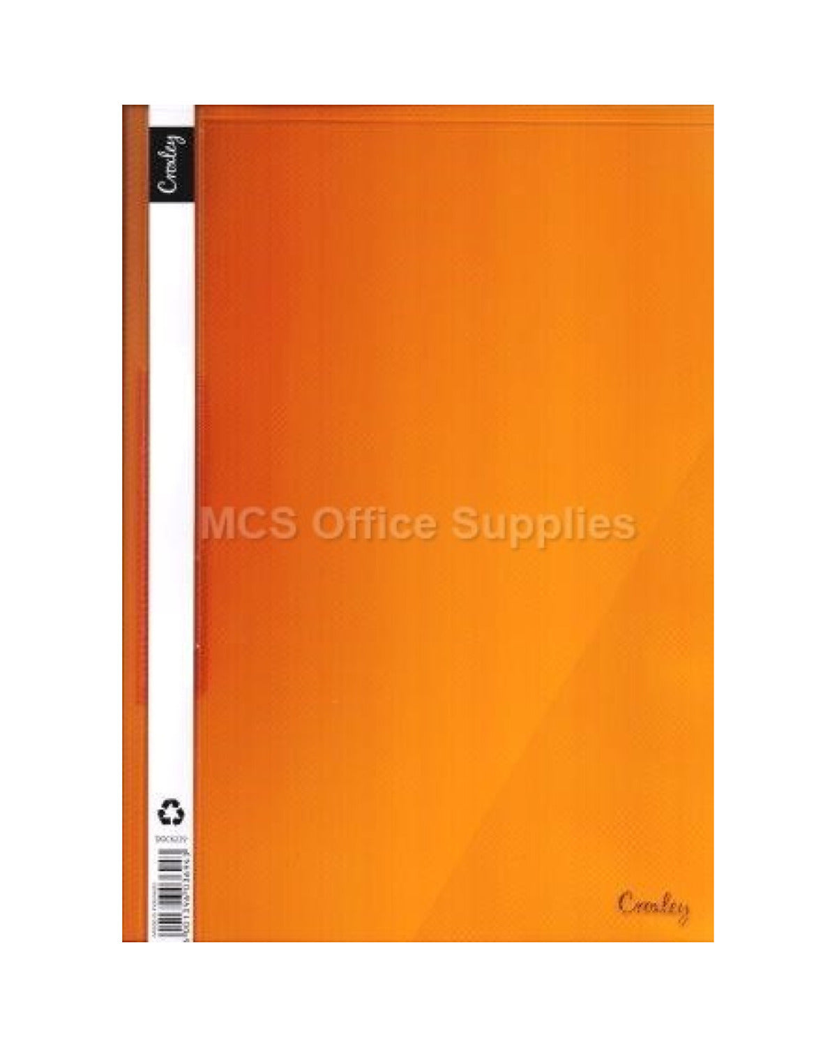 CROXLEY A4 PORTFOLIO FILE BRIGHT ORANGE