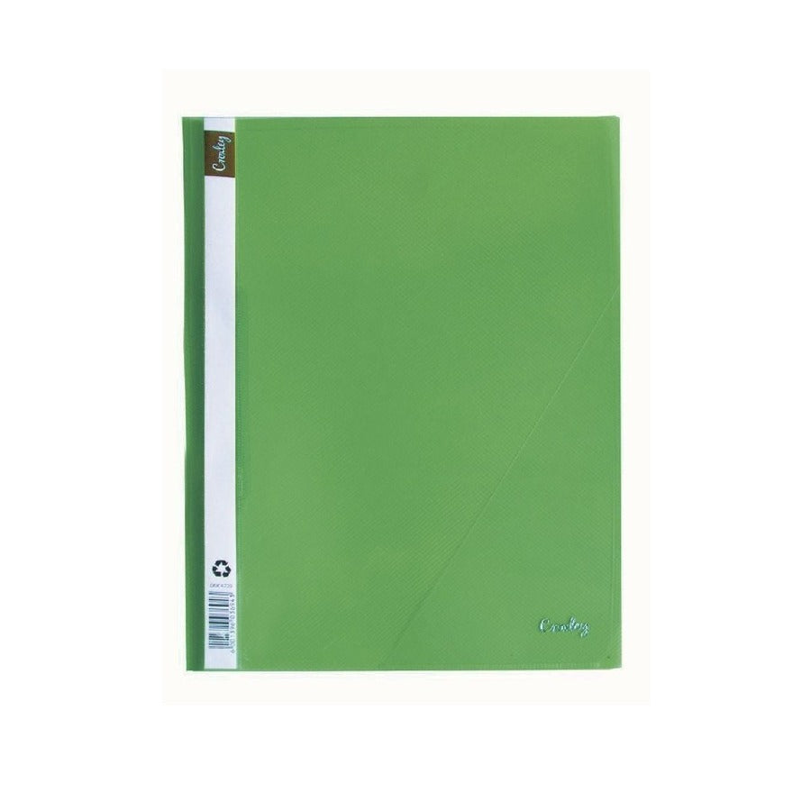 CROXLEY A4 PORTFOLIO FILE DARK GREEN