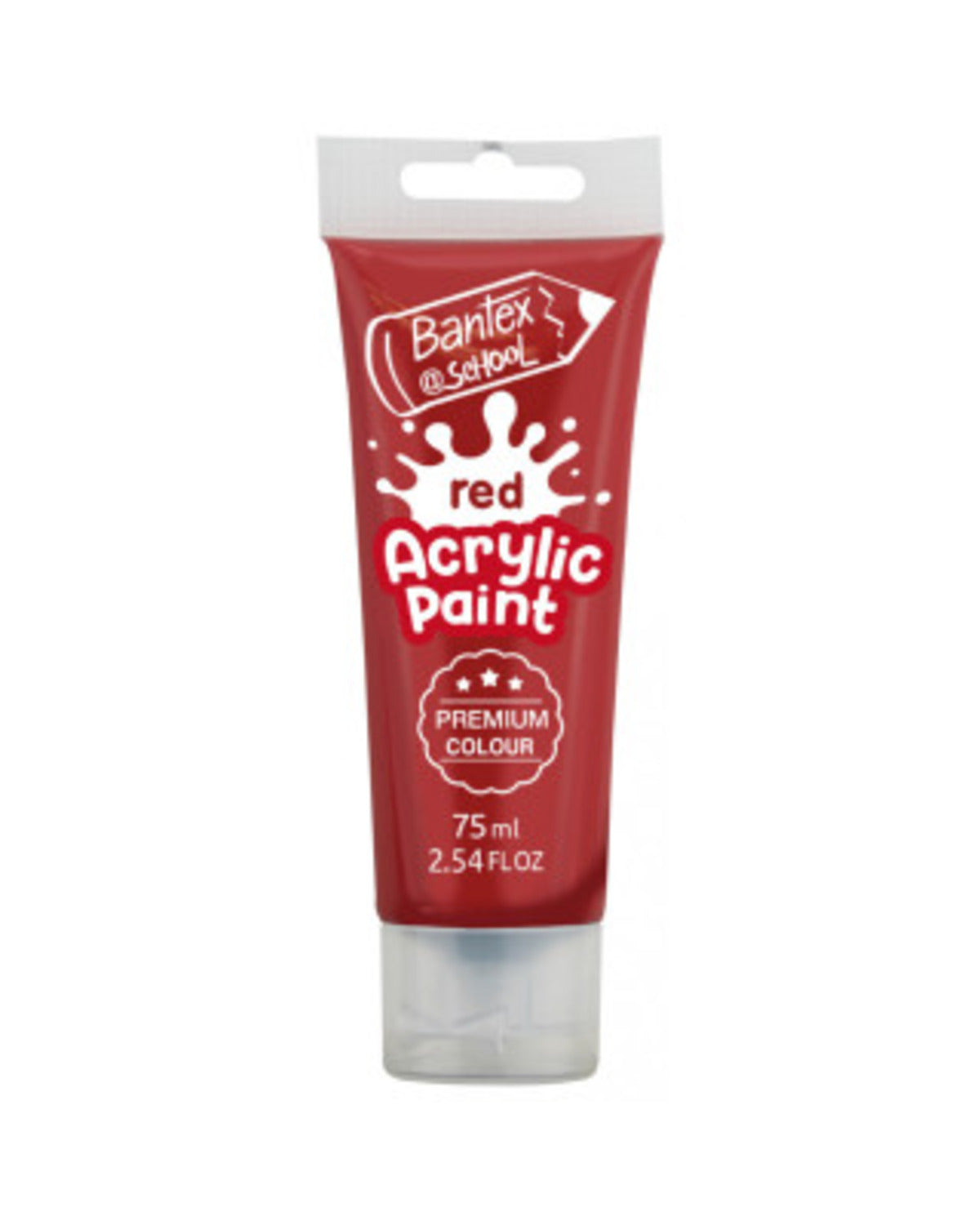 BANTEX ACRYLIC PAINT RED 75ML