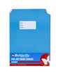 BUTTERFLY A4 COLOUR PRE CUT BOOK COVERS 5 COVERS ASSORTED PASTELS