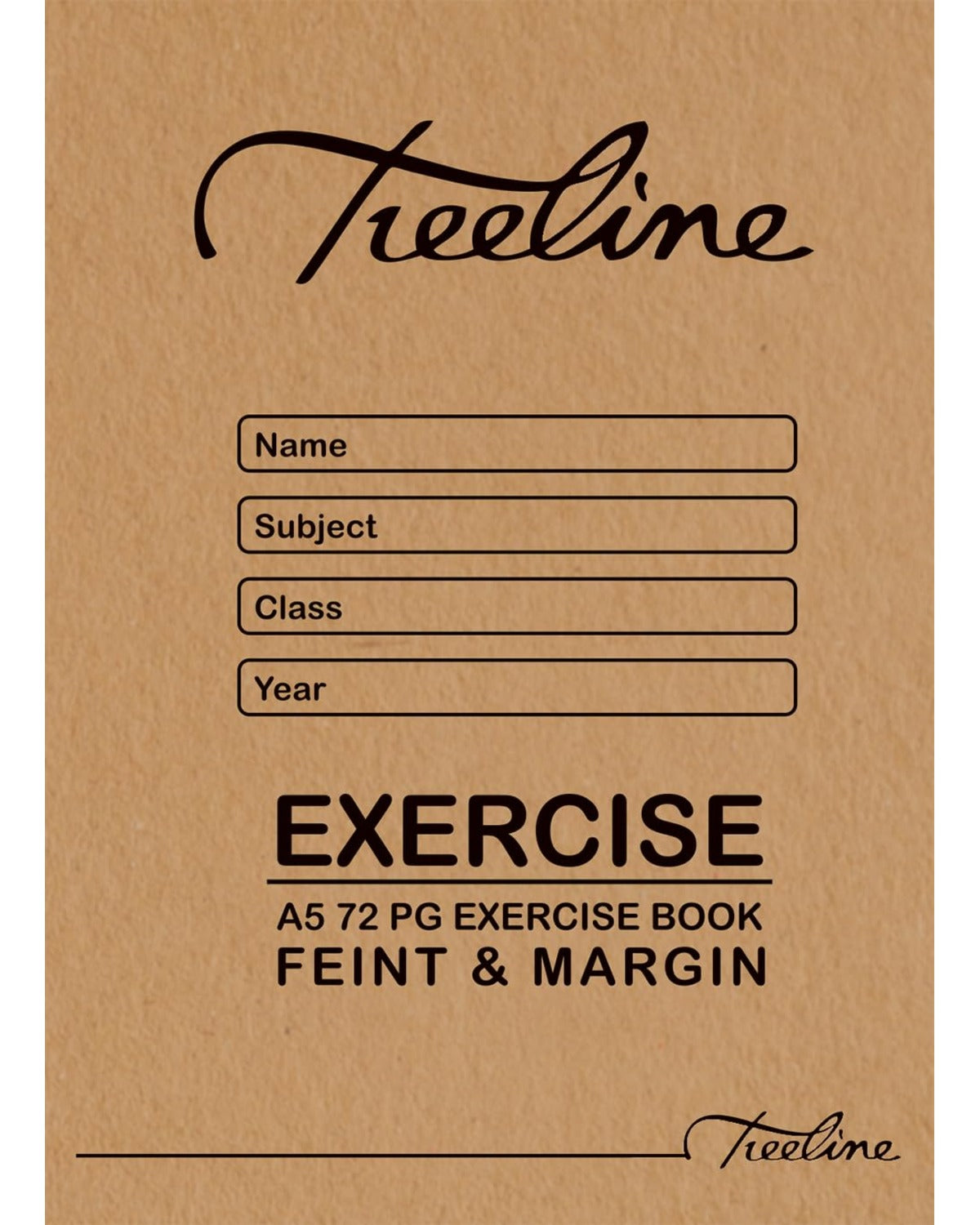 TREELINE A5 72 PAGE FEINT AND MARGIN