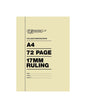 FREEDOM STATIONARY A4 48PAGE 17MM RULING