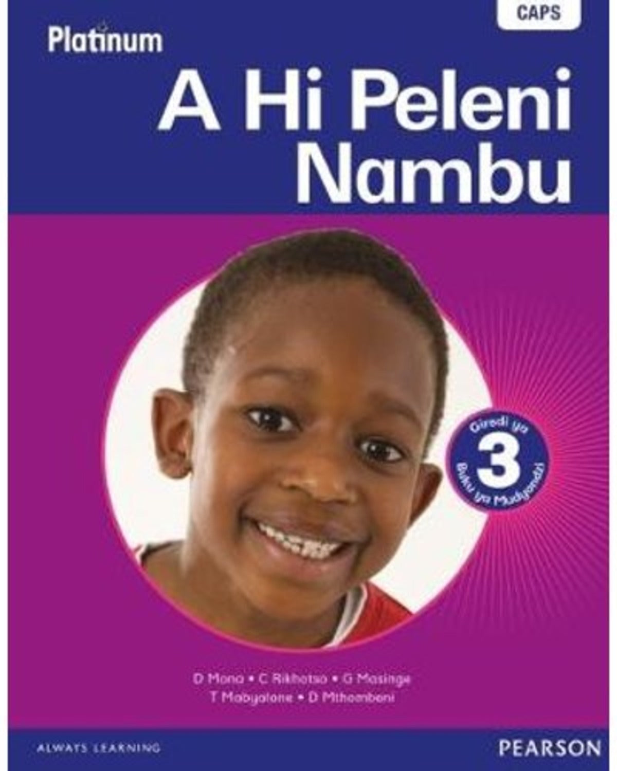 PLATINUM A HI PELENI NAMBU GIREDI 3 BUKU YA MUDYONDZI