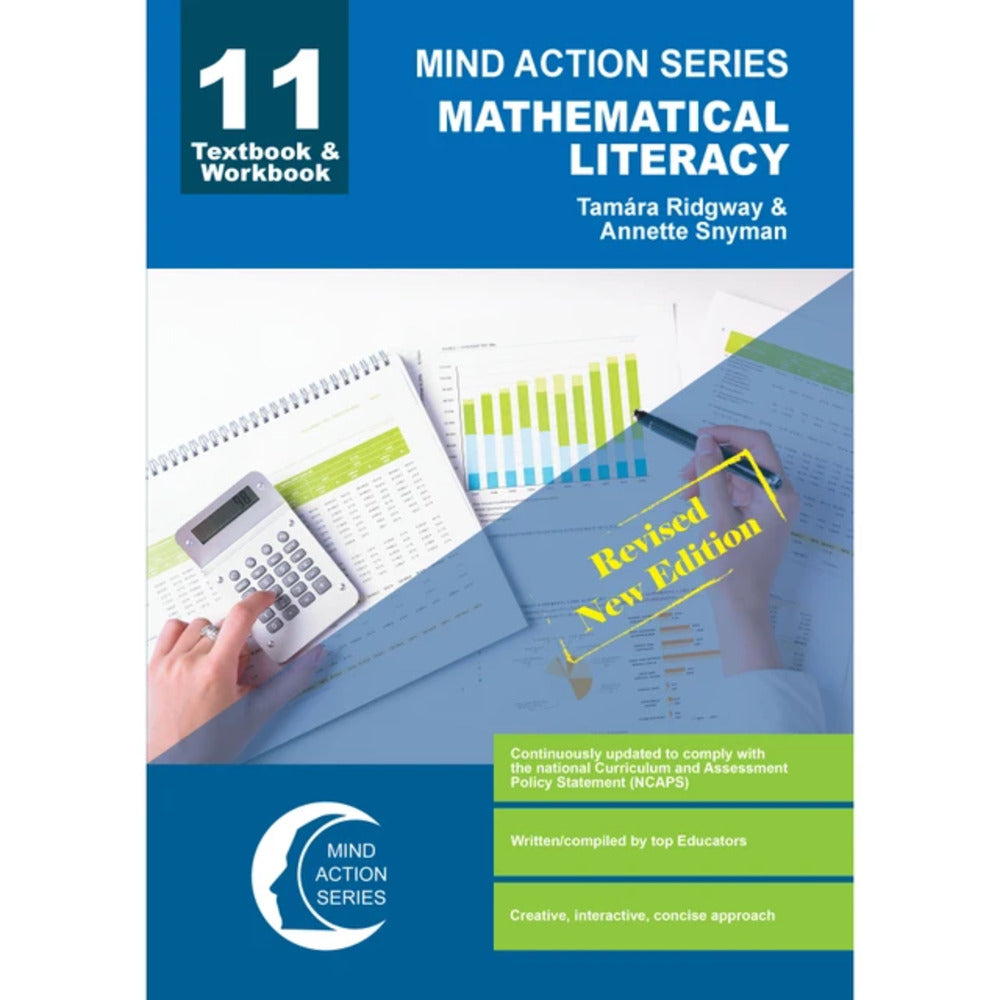 MATHS LITERACY TEXTBOOK & WORKBOOK NCAPS (2021) GRADE 11 PRINTED