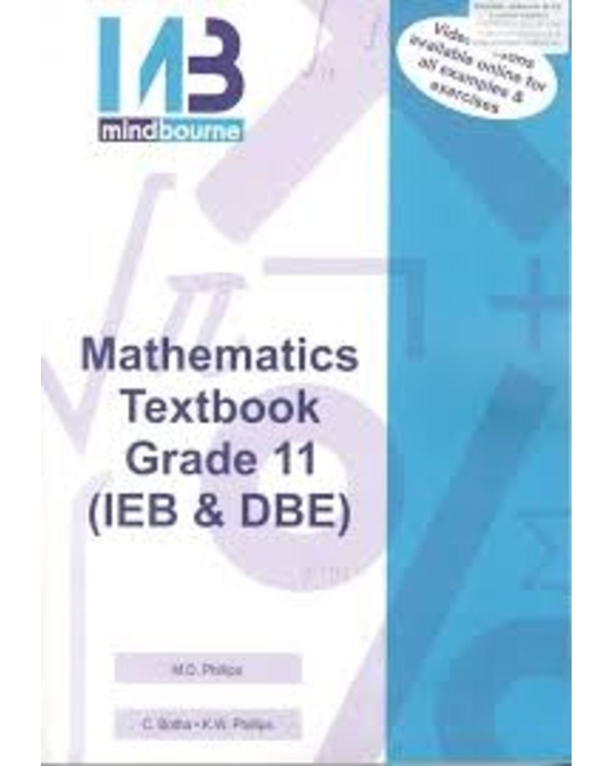 MB MATHEMATICS TEXTBOOK IEB/DBE GRADE 11
