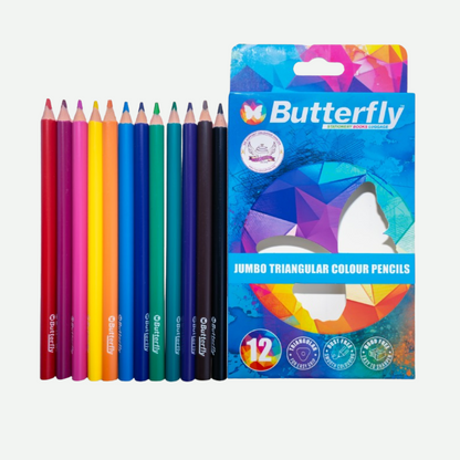 BUTTERFLY-COLOUR-CRAYONS-PENCIL-12-JUMBO-TRIANGLE-ART004.png