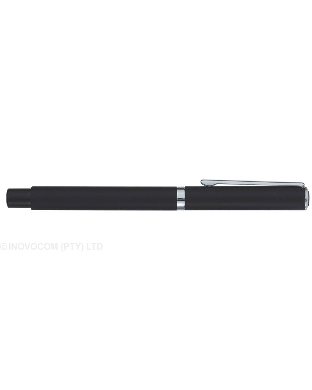 HAUSER DIVINE H6073 RP ROLLER PENBLACK BARREL SILVER TRIM