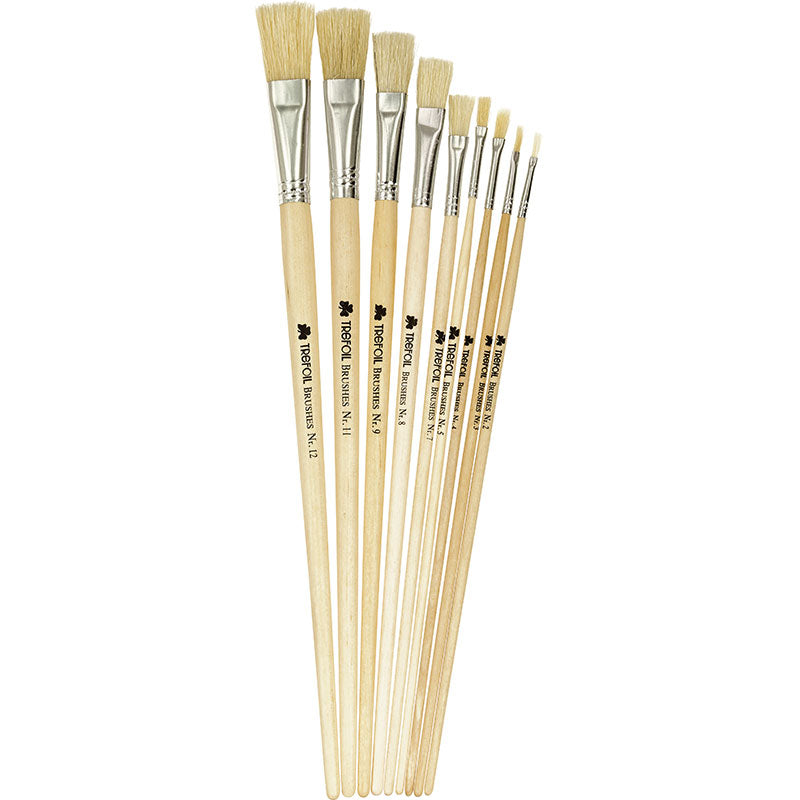 TREFOIL ARTIST FLAT HANDLE PAINT BRUSH NO-8.jpg