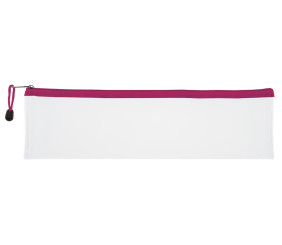 Treeline Clear Pencil Case Pink