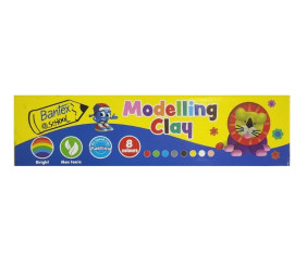 Bantex Modelling Clay 500G 8 Asstd. Colours