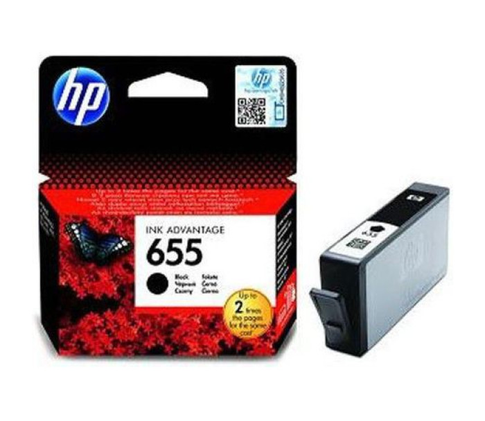 Hp 655 Black Ink Advantage Cartridge For Deskjet 3525E Series (550 Page ...